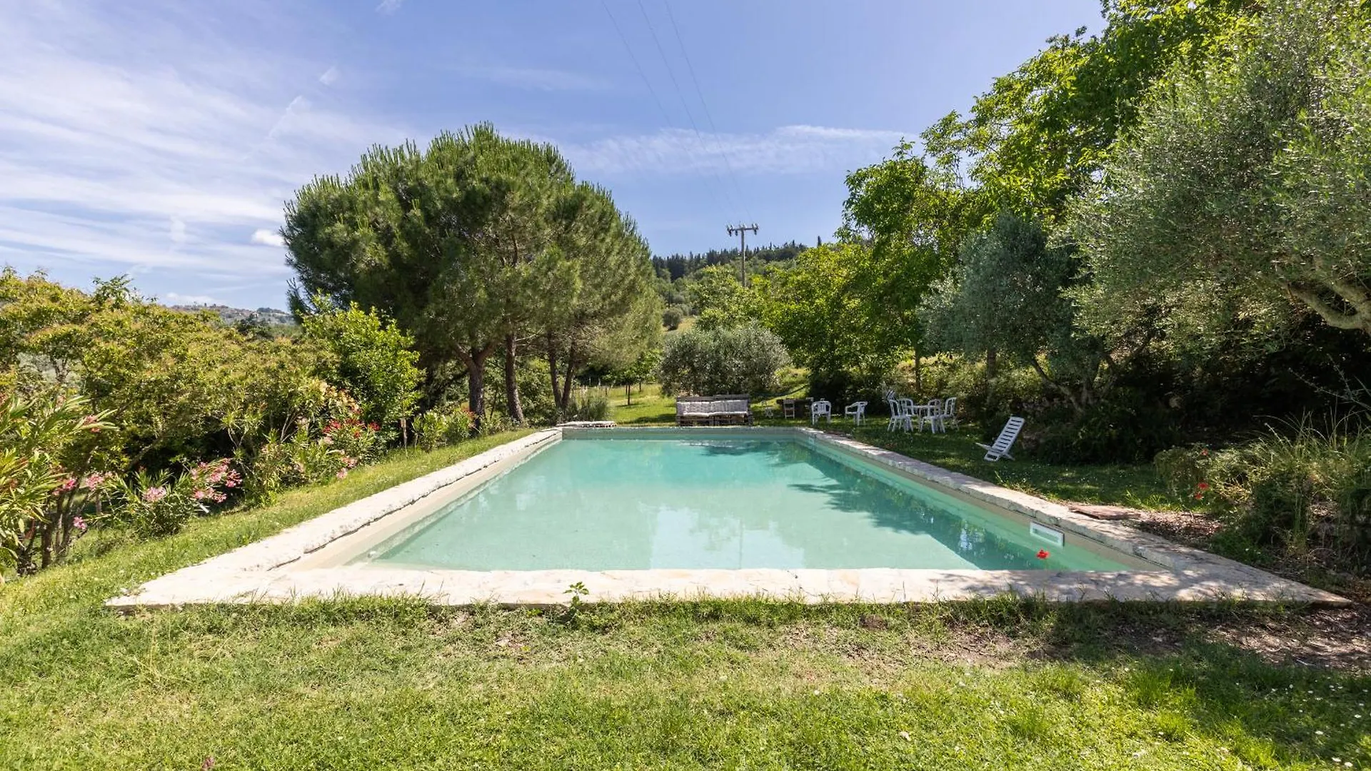 The House , Tuscany And The Pool Castellina in Chianti Italy