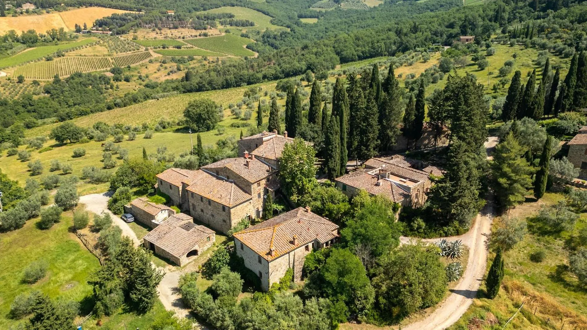 The House , Tuscany And The Pool Castellina in Chianti